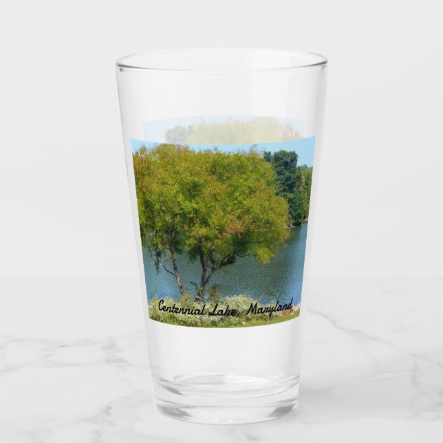 Centennial Sjö i Ellicott City Maryland Glaskopp (Framsida)
