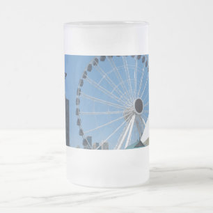 Centennium-Ferris Wheel Frosted Glass Beer Mugg