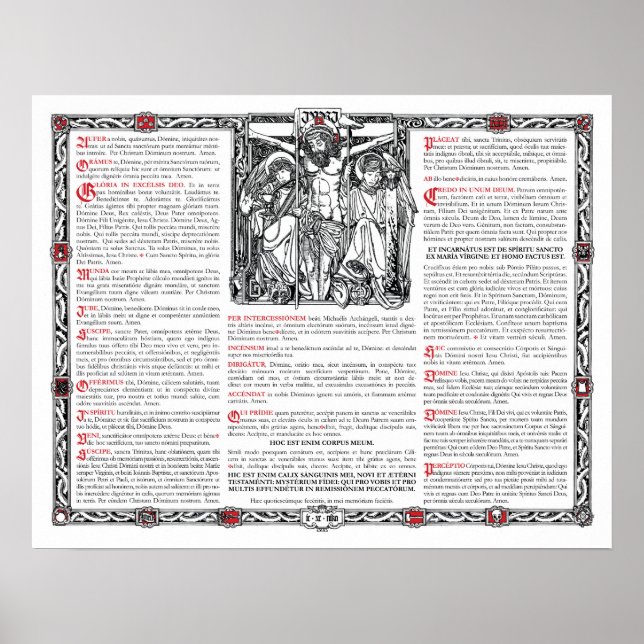 Center Altar Card Poster (Framsidan)