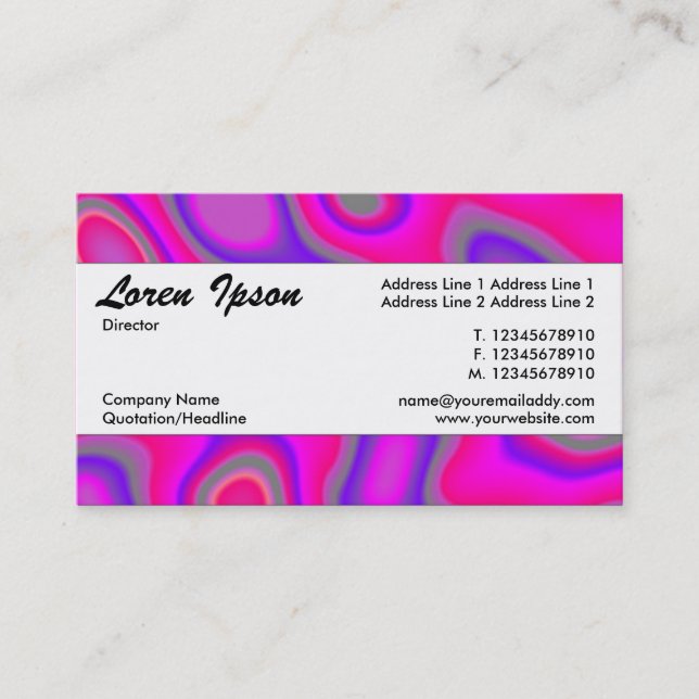 Center Band 041 Visitkort (Framsida)