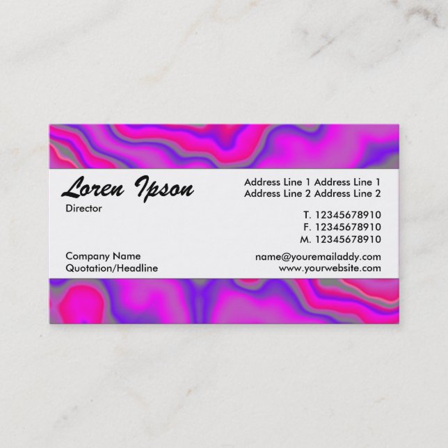 Center Band 042 Visitkort (Framsida)