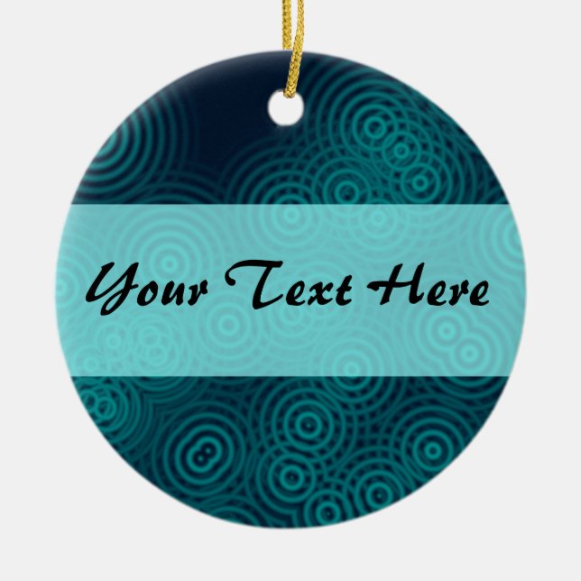 Center Band 04 Julgransprydnad Keramik (Framsidan)