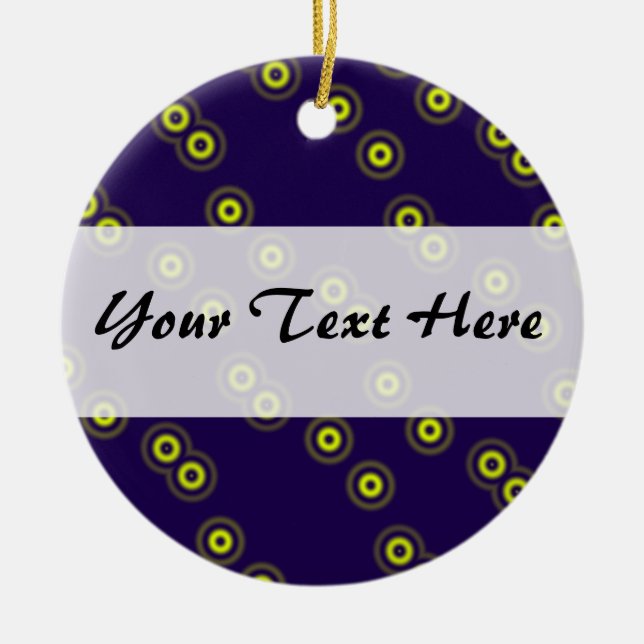 Center Band 05 Julgransprydnad Keramik (Framsidan)