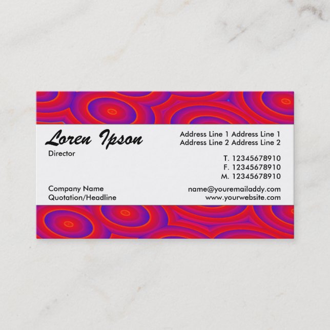 Center Band 05 - Resonat II Visitkort (Framsida)