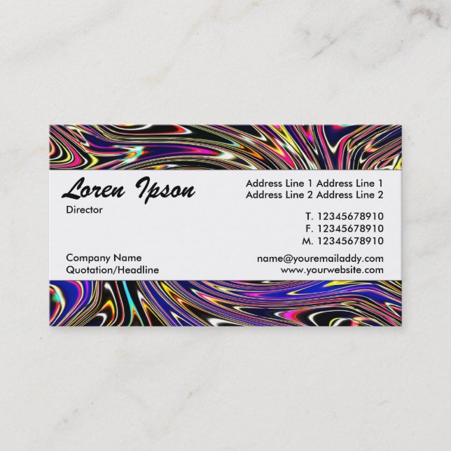 Center Band 07 - Resonat II Visitkort (Framsida)