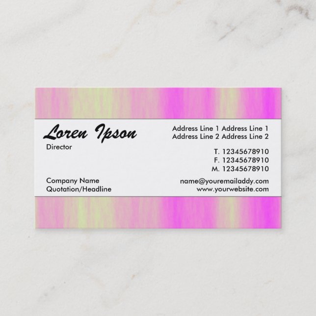 Center Band 081 Visitkort (Framsida)