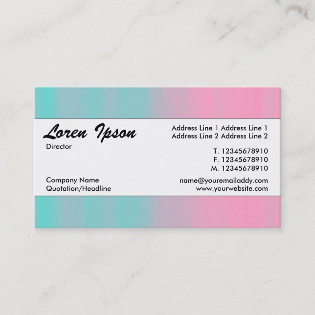 Center Band 084 Visitkort (Framsida)