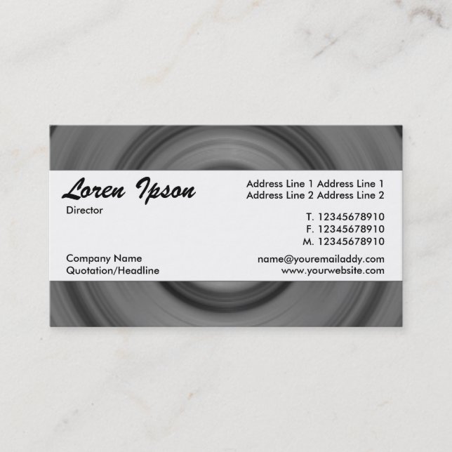 Center Band 097 Visitkort (Framsida)