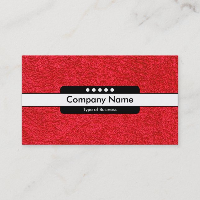 Center Band 5 Spots - Carpet 01 Visitkort (Framsida)