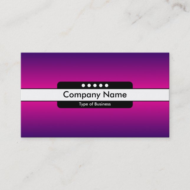 Center Band 5 Spots - Horizon Glow 08 Visitkort (Framsida)