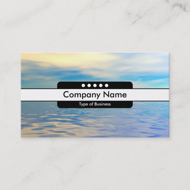 Center Band 5 Spots - Tropiska havet Visitkort (Framsida)