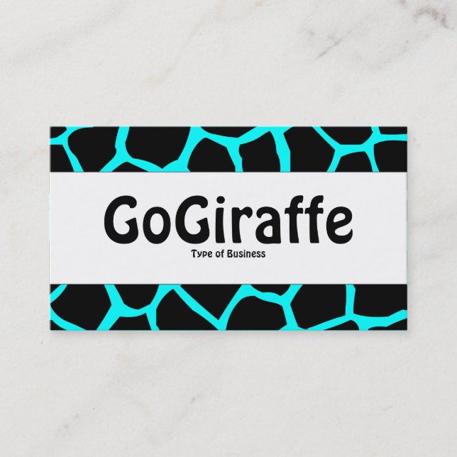 Center Band - GoGiraffe - Cyan Visitkort (Framsida)