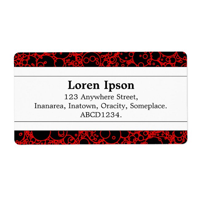 Center Band II - Bubble Mönster Fraktsedel (Framsidan)