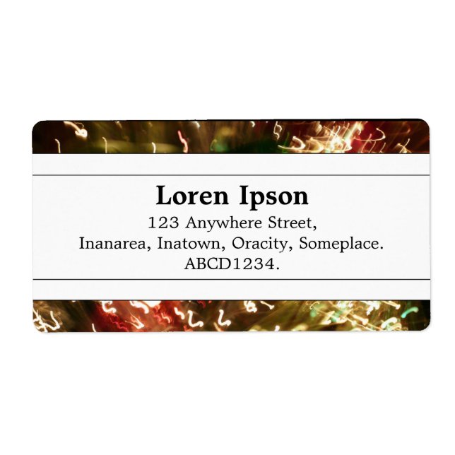 Center Band II - Fiberoptik Fraktsedel (Framsidan)