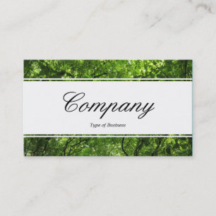 Center Band (med kanter) - Woodland Canopy Visitkort