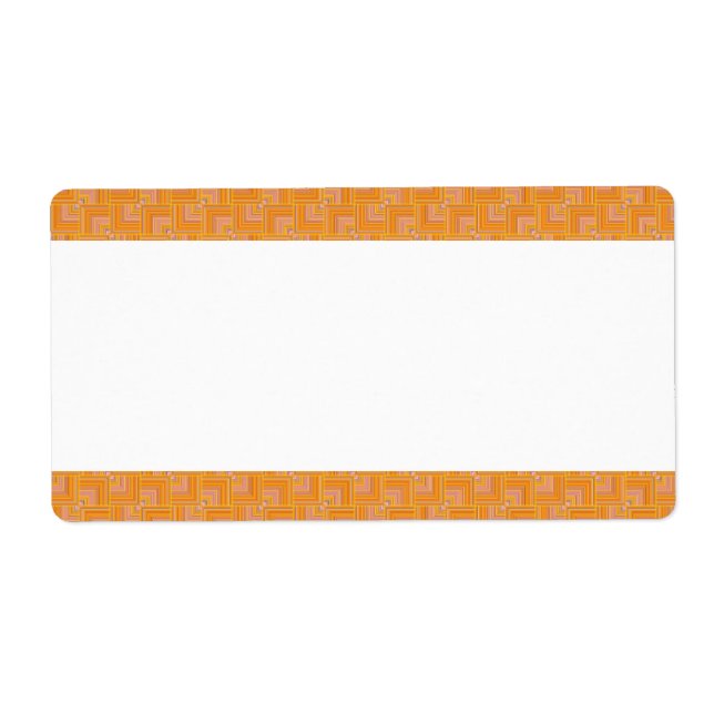 Center Band - Orange-fyrkanter Fraktsedel (Framsidan)