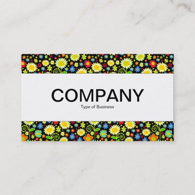 Center Band - Vår blommor Visitkort (Framsida)