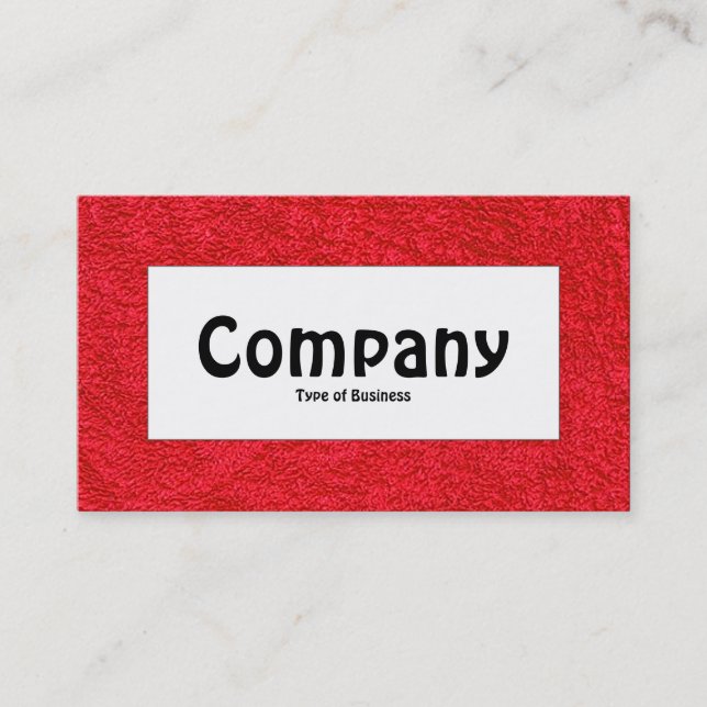 Center-etikett - matta 01 visitkort (Framsida)