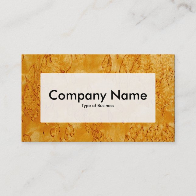 Center-etikett v3 - Wood 03 Visitkort (Framsida)