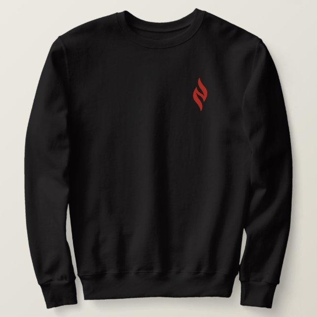 Center for Missouri Nurses Svart sweatshirt (Design framsida)