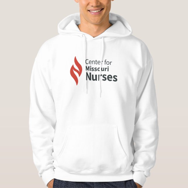 Center for Missouri Nurses White Hoodie (Framsida)