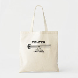 Center of the Musical Universe Alto Clef Design Tygkasse