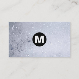 Center Spot Monogram - Tvål bubblor Visitkort