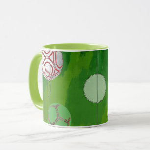 Center Spot Ocer Fält Art Mugg Kopp