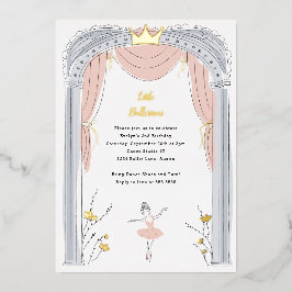 Center Stage Ballet Barns födelsedag Party Guld