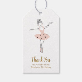 Center Stage-Födelsedagsfest Presentetikett