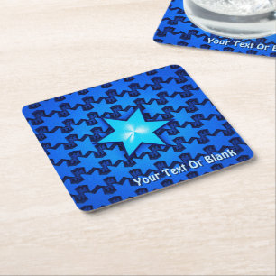 Center Star Underlägg Papper Kvadrat