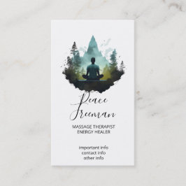 Center Within | Skogsmeditation Visitkort