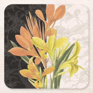 Centerstycke I Underlägg Papper Kvadrat