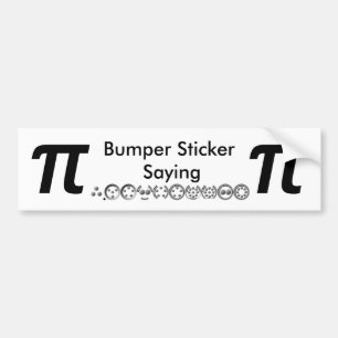 Centesimal 10 Digit Pi av Kenneth Yoncich Bildekal