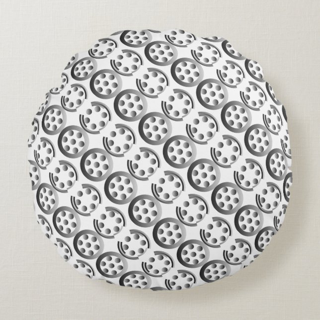 Centesimal 1776 av Kenneth Yoncich Rund Kudde (Framsidan)