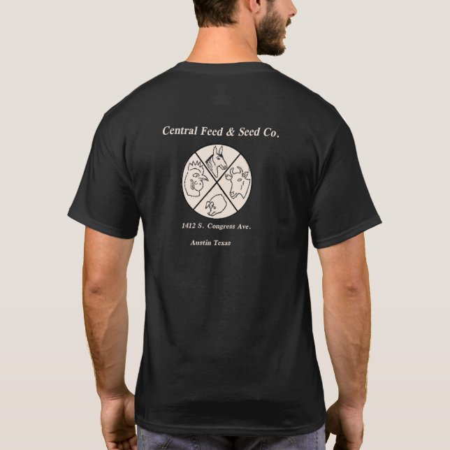 CenTex-Mata och utsäde T Shirt (Baksida)
