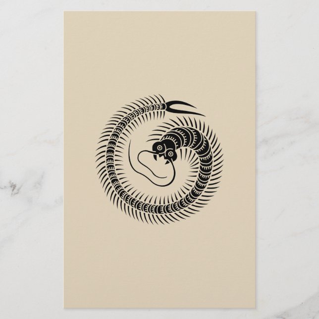 Centipede-cirkel Brevpapper (Framsida)