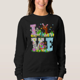 Centipede Påskägg Hunt Funny Kärlek Centipede Eas T Shirt