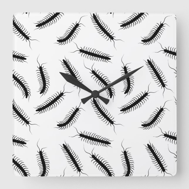 Centipedes Fyrkantig Klocka (Framsida)