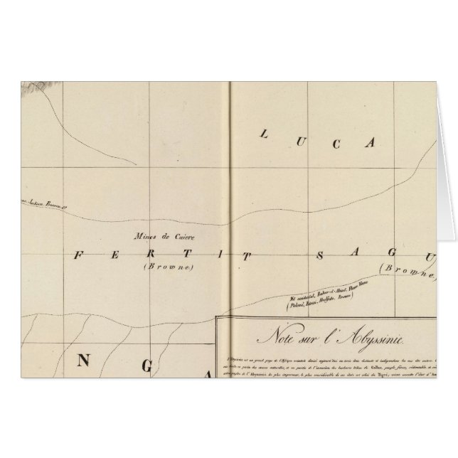 Central Afrika 31 Hälsningskort (Framsidan Horizontal)