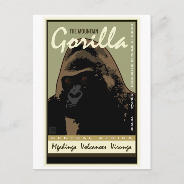 Central Afrika Vykort (Framsida)