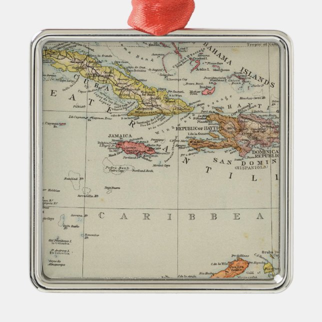 Central America 2 Julgransprydnad Metall (Framsidan)