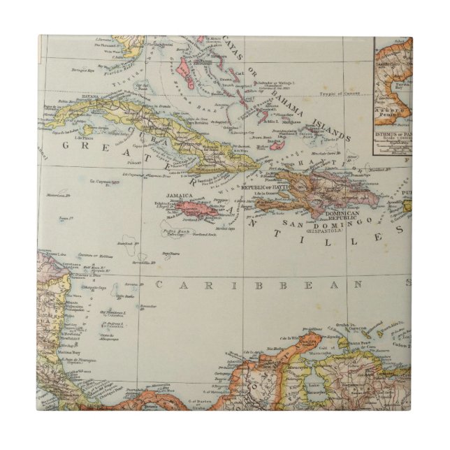 Central America 2 Kakelplatta (Framsidan)