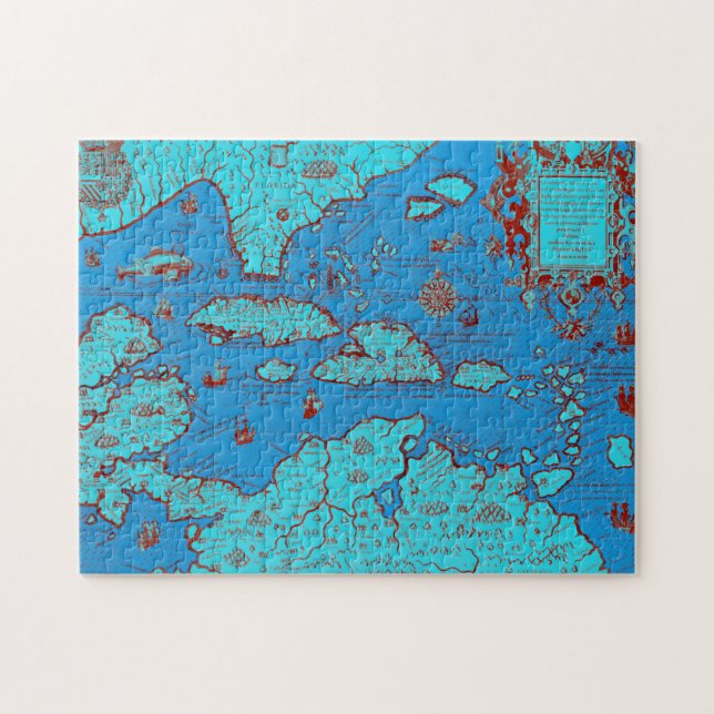 Central America ("Amerika Occidentalis") Pussel (Horisontell)