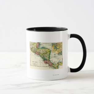 Central AmericaPanoramic MapCentral Amerika Mugg