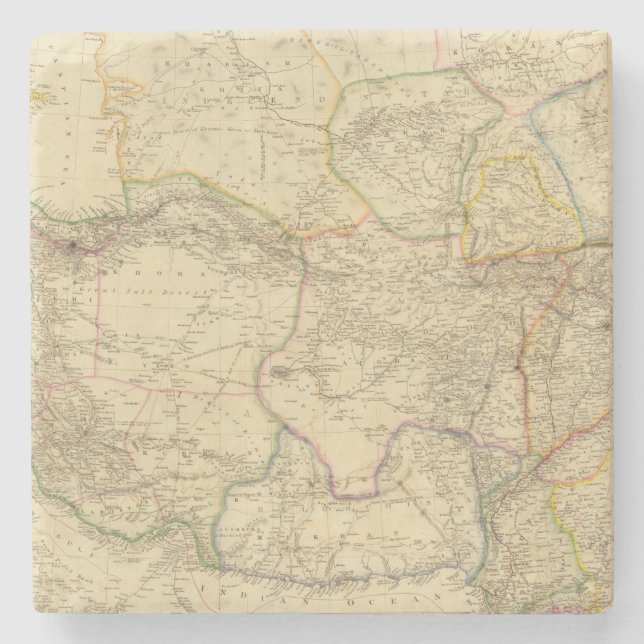 Central Asien Underlägg Sten (Framsidan)