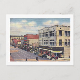 Central Ave., Albuquerque, New mexico Vintagen Vykort