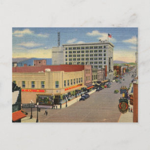 Central Ave., Albuquerque Vintage Vykort