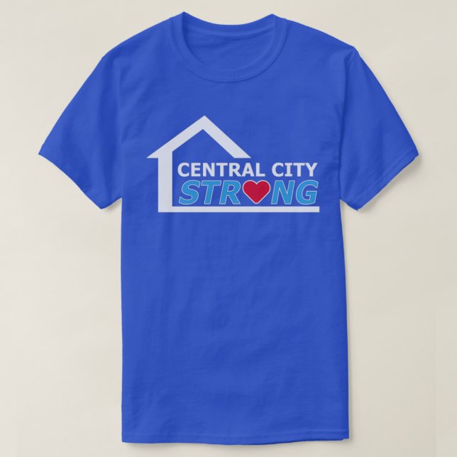 Central City Stark Flash-gåvan För manar och Wom T Shirt (Design framsida)