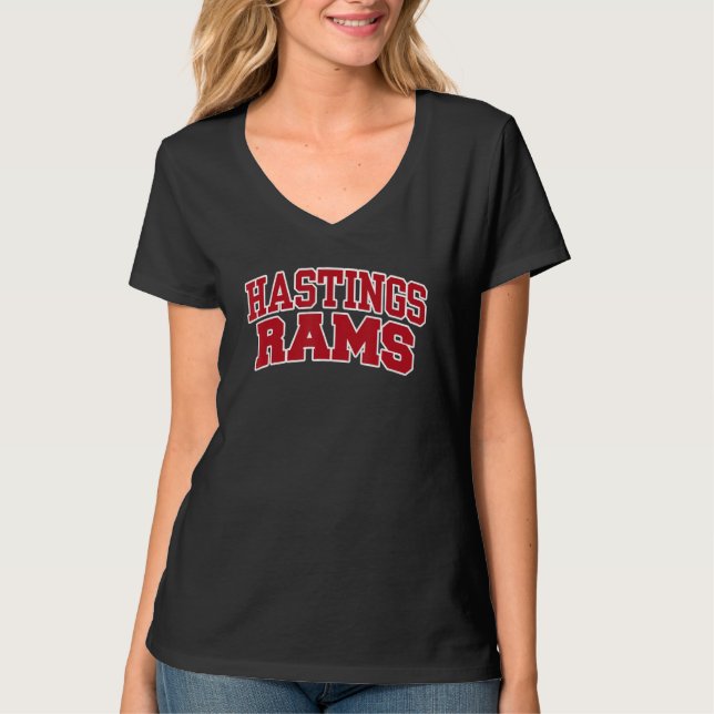 Central Community College Hastings Rams 01 T Shirt (Framsida)